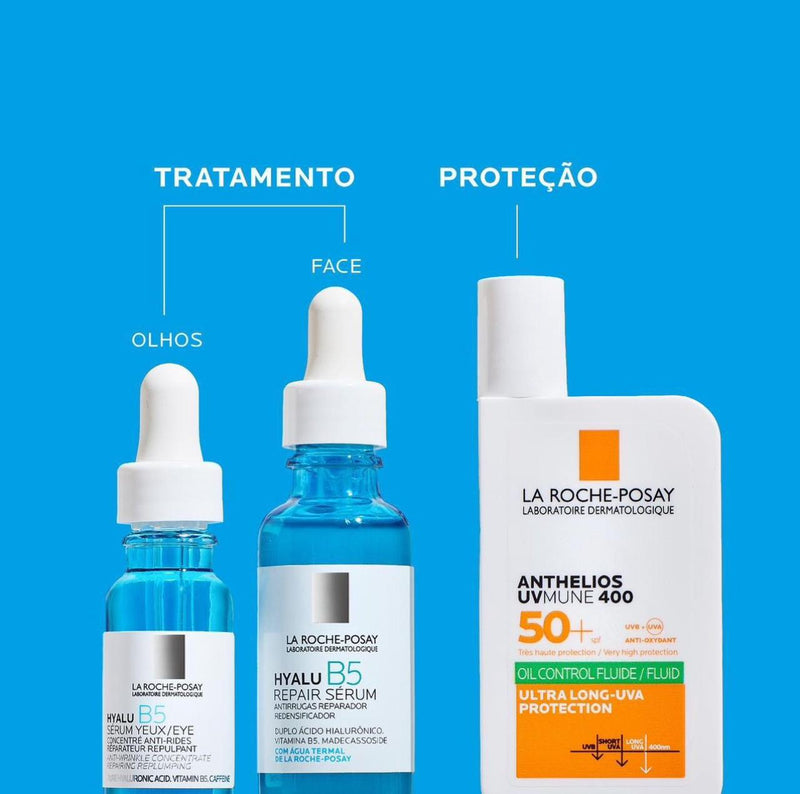 Kit - Hyalu B5 Face e olhos + Anthelios UVmune (3 PRODUTOS)