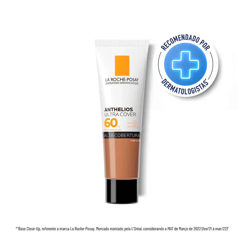 Protetor Solar Facial com Cor Anthelios Ultra Cover FPS60