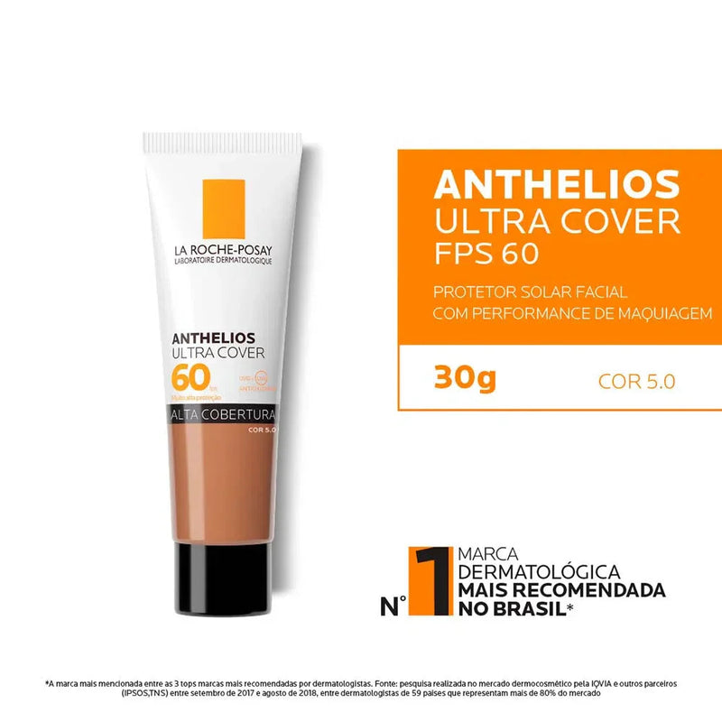 Kit com 3 Protetor Solar Facial com Cor Anthelios Ultra Cover FPS60 [ÚLTIMO DIA DE PROMOÇÃO]