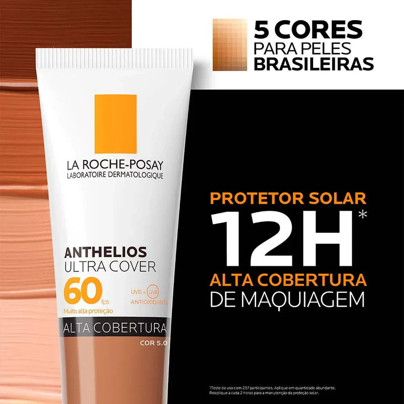 Kit com 3 Protetor Solar Facial com Cor Anthelios Ultra Cover FPS60 [ÚLTIMO DIA DE PROMOÇÃO]